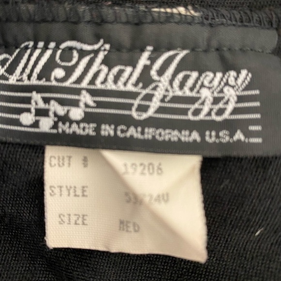 All That Jazz VTG Crushed Velvet Black Bodycon Sheath Dress Fits Like Small - Picture 7 of 8